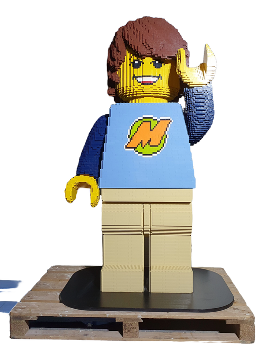 LEGO XXL Lifesize Advertising Figure 155cm Figure Life-Size Display Stand Large Figure 