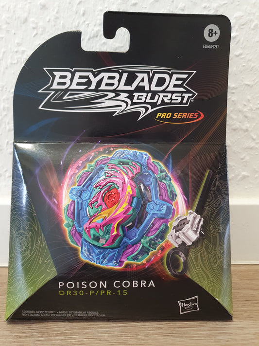 Beyblade Burst PRO SERIES "Poison Cobra" DR30-P/PR-15 Hasbro F4550 NEW + SEALED!