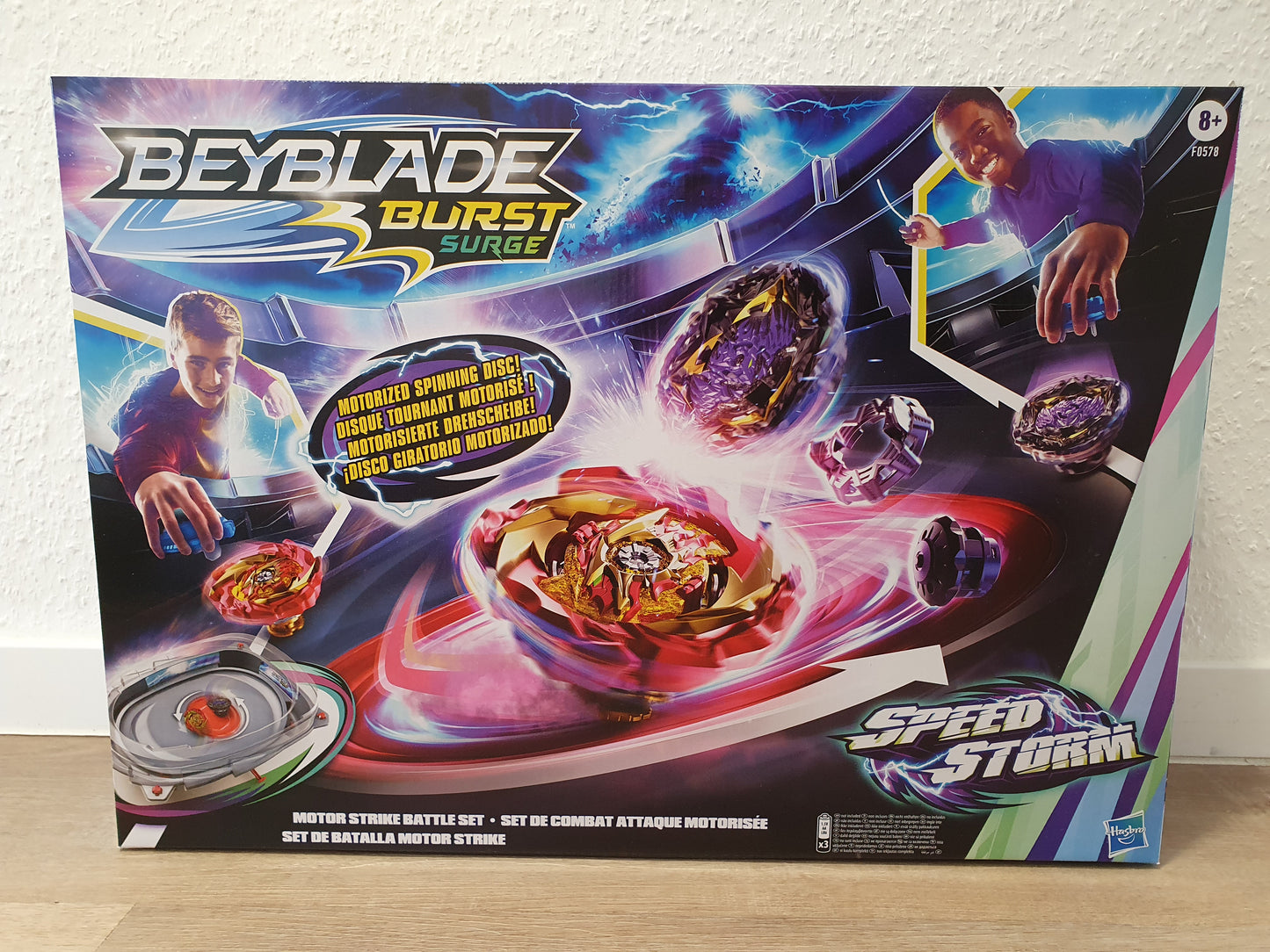 Beyblade Burst Surge Speedstorm Motor Strike Battle Set Hasbro Motorized Arena