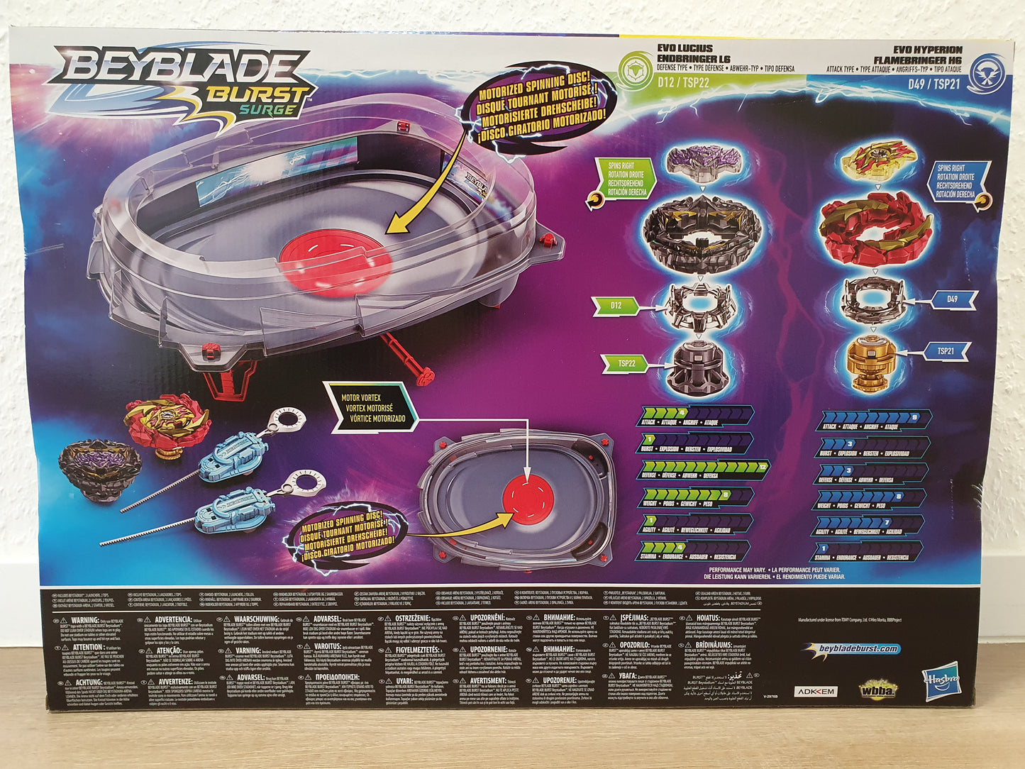 Beyblade Burst Surge Speedstorm Motor Strike Battle Set Hasbro Motorisiert Arena