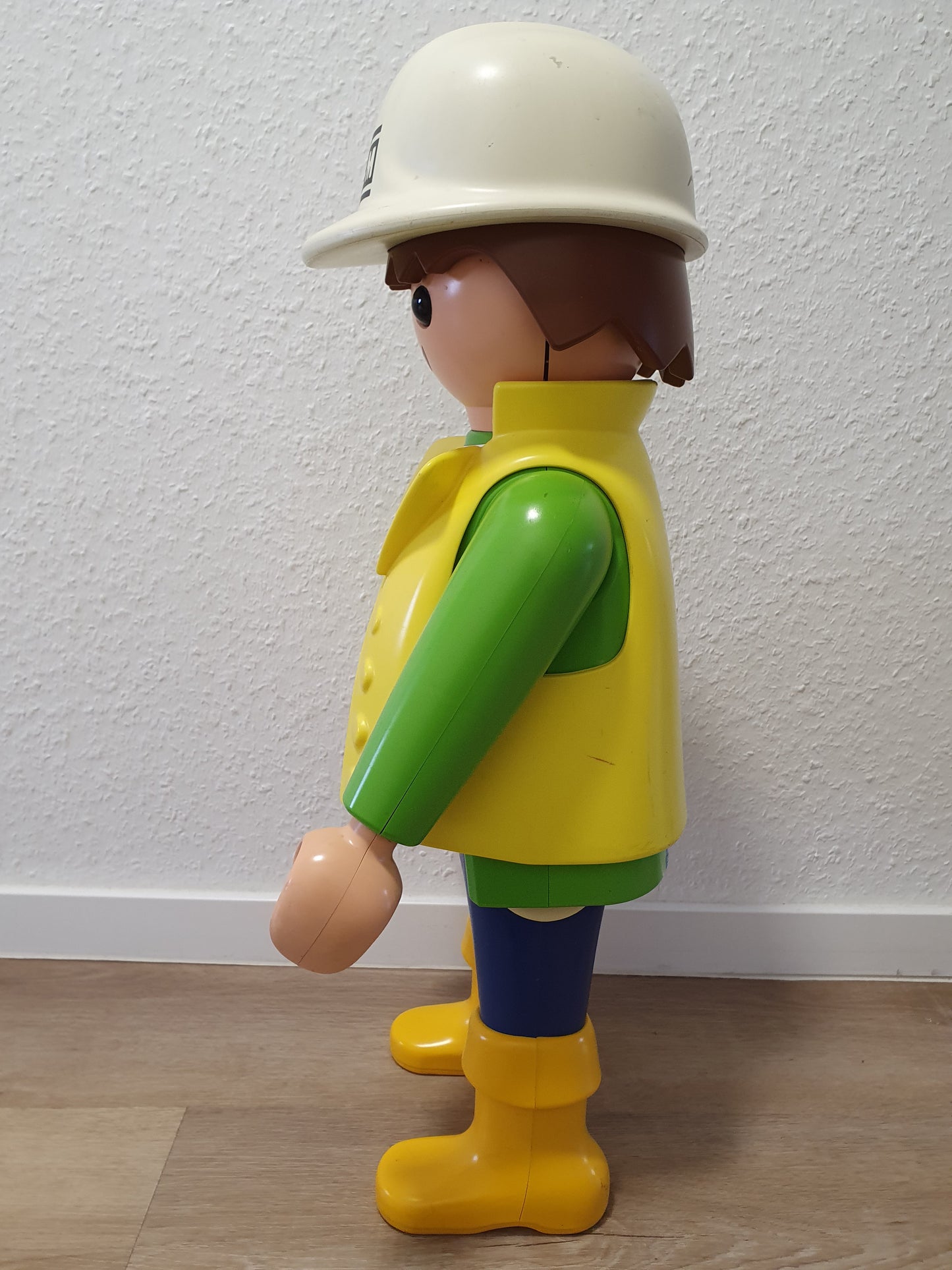 Playmobil 60cm Bauarbeiter Figur Werbefigur XXL Großfigur Standfigur 65cm Deko