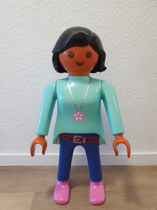 Playmobil 60cm City Woman Figure Advertising Figure XXL Large Figure Standing Figure 65cm Grande