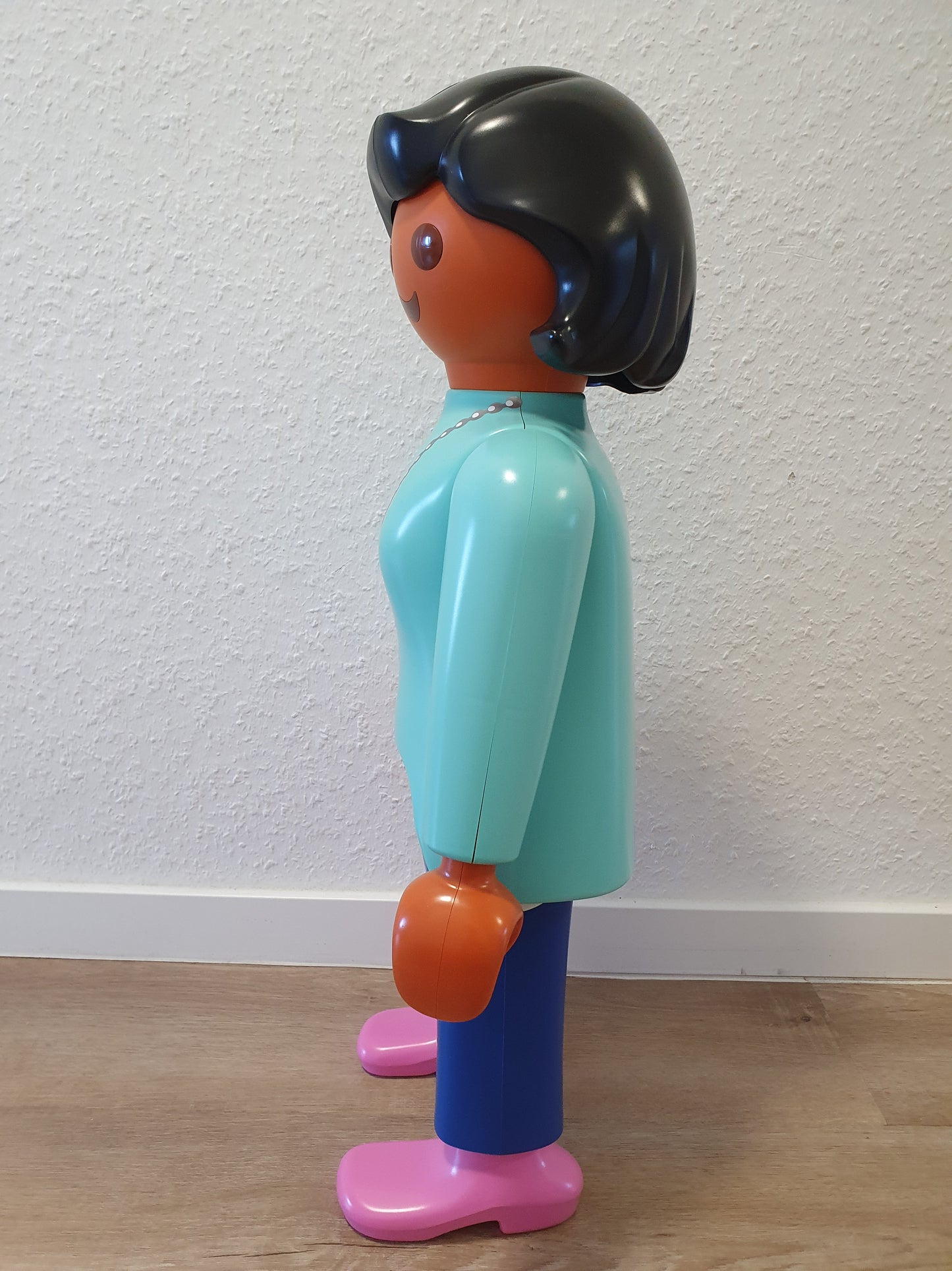 Playmobil 60cm City Frau Figur Werbefigur XXL Großfigur Standfigur 65cm Grande