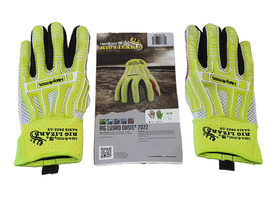 Hex Armor Rig Lizard Oasis 2022 Gloves Cut Resistant Level 3 NEW - 8 / M