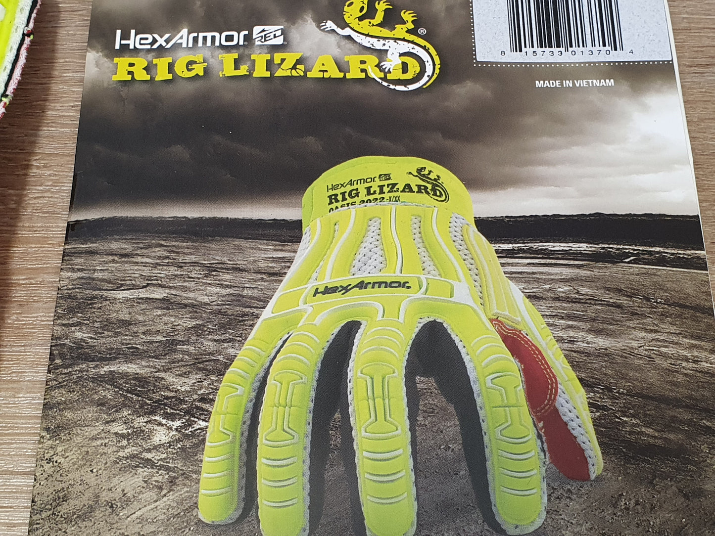 Hex Armor Rig Lizard Oasis 2022 Gloves Cut Resistant Level 3 NEW - 8 / M