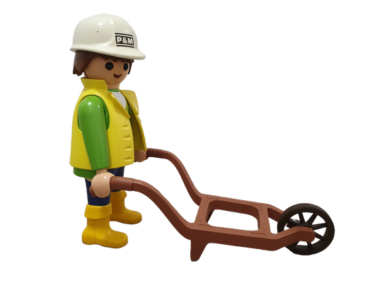 Playmobil Schubkarre für 60-65cm XXL Figur Werbefigur Großfigur Gärtner Grande