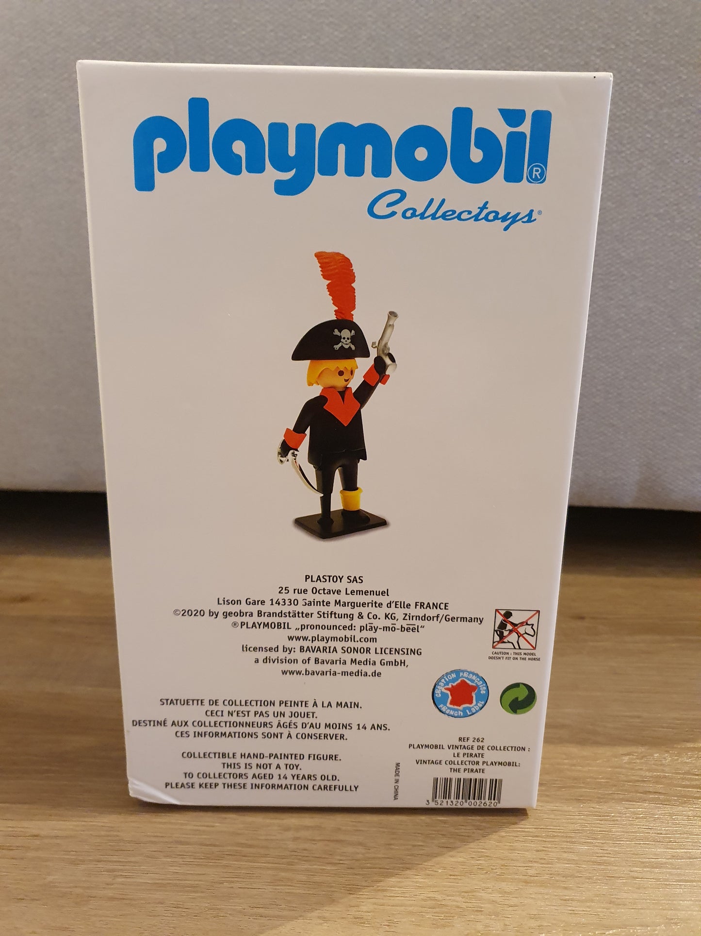 Playmobil Collectoys Pirate Figure Vintage XXL approx. 25cm Decorative Figure Plastoy Pirate